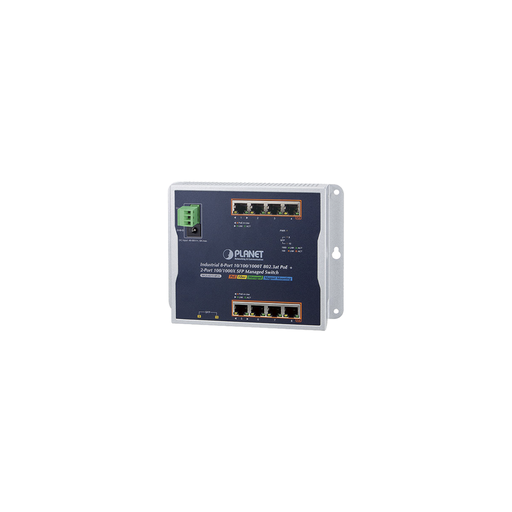Comprar Switch PLANET WGS-4215-8P2S PoE | Smartgrid México