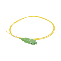 LINKEDPRO BY EPCOM, LP-FO-SCA-01, Pigtail de Fibra Óptica Monomodo SC/APC, simplex de 1 metro