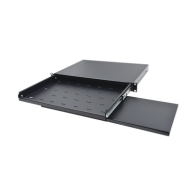 LINKEDPRO BY EPCOM, SCH-19X-12AT, Charola Abatible para Teclado y Ratón con Rack de 19 , 1UR