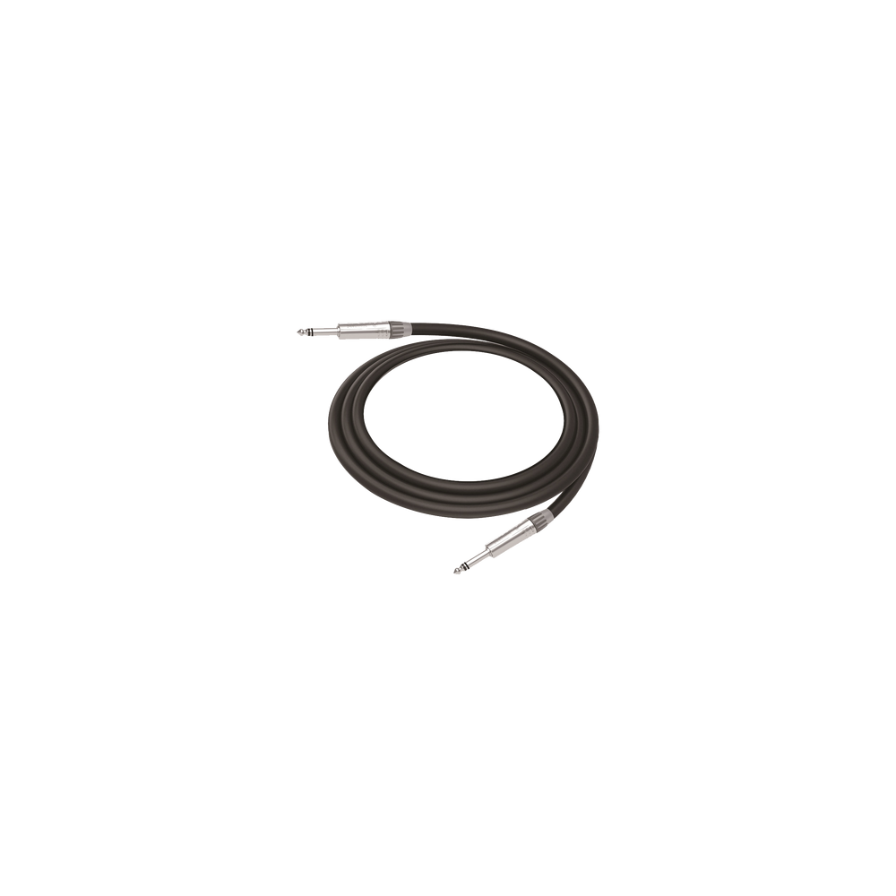 COSMICONN, CMC-PS-PS-L-3M, Cable de Audio | Plug 1/4 in a Plug 1/4 in Stereo | Carcasa Cromada | Conectores Seetronic | Longitud