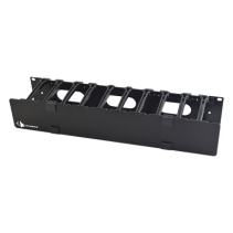 SIEMON, HCM-4-2U, Organizador de Cable Horizontal RouteIT, Sencillo, Para Rack de 19in, 4in de profundidad, 2UR