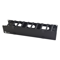 SIEMON, HCM-4-2U, Organizador de Cable Horizontal RouteIT, Sencillo, Para Rack de 19in, 4in de profundidad, 2UR