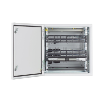 PANDUIT, ZDF242430, Gabinete Industrial Preconfigurado de Montaje en Pared, Fabricado en Acero Bajo en Carbono, Protección NEMA 