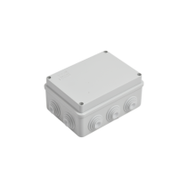 GEWISS, GW-44-006, Caja Estanca de PVC Para Derivación y Conexión, 10 Entradas, Tapa Atornillada, 150x110x70 mm (Área interna), 