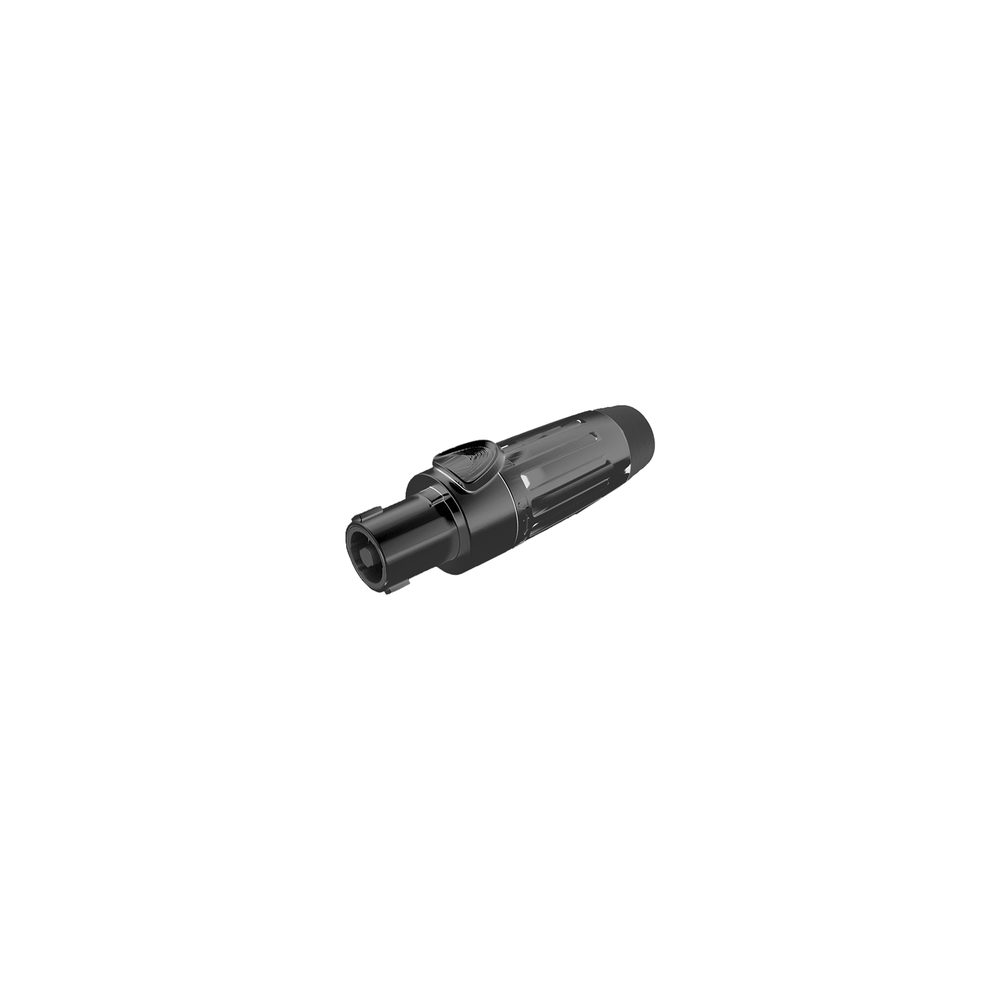 SEETRONIC, SLDF4-B, Conector Speakon | Hembra | 4 polos | carcasa negra | Cable AWG10 | 30A