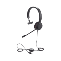 JABRA, EVOLVE-20-MONO-UC, Jabra Evolve 20 Mono con conexión USB, micrófono con cancelación de ruido de ultima generación, config