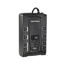 CYBERPOWER, CP825AVRLCDA, UPS de 825 VA/450 W, Topología Línea Interactiva, Entrada 120 Vca NEMA 5-15P, Tipo Gabinete Compacto, 