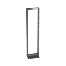 PANDUIT, R2P6S, Rack de Dos Postes Estándar de 19 in, Rieles Numerados y Roscados #12-24, 6 in de Profundidad, Fabricado en Acer