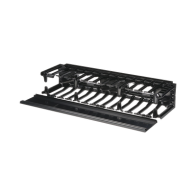 PANDUIT, NMF2, Organizador de Cables Horizontal NetManager de Alta Densidad, Sencillo (Solo Frontal), Para Rack de 19in, 2UR