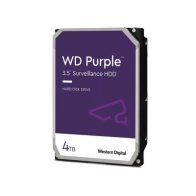 Western Digital (WD), WD43PURZ, Disco Duro PURPLE de 4TB / 3 AÑOS DE GARANTÍA / Para Videovigilancia