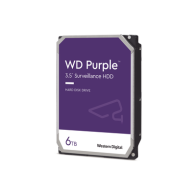 Western Digital (WD), WD64PURZ, Disco Duro PURPLE de 6TB / 3 AÑOS DE GARANTÍA / Para Videovigilancia