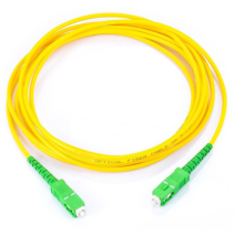 LINKEDPRO BY EPCOM, LP-FO-SCA-SCA-01, Jumper de Fibra Óptica Monomodo SC/APC-SC/APC Simplex, color amarillo, 1 metro
