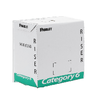 PANDUIT, PUR6C04BU-F, Bobina de Cable UTP, Categoría 6 de Alto Rendimiento (+350 MHz), 23 AWG, PVC (CMR, Riser), Bobina de 305 m