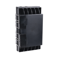 FIBERHOME, GJS-2019, Caja de Empalme de Fibra Óptica, Exterior IP65, instalación aérea, hasta 144 Empalmes