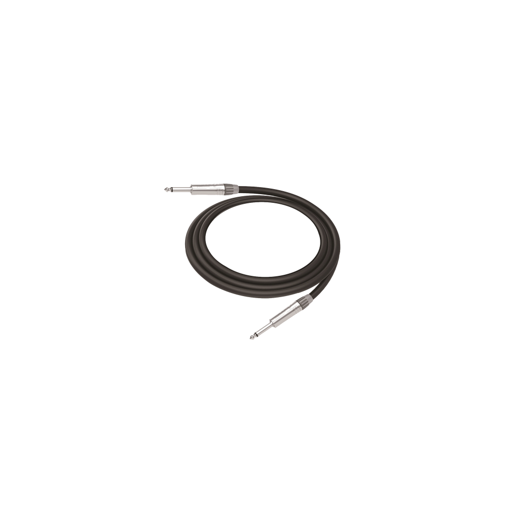 COSMICONN, CGT-PM-PM-L-5M, Cable de Audio | Plug 1/4 in a Plug 1/4 in Mono | Carcasa Cromada | Conectores Seetronic | Ideal para