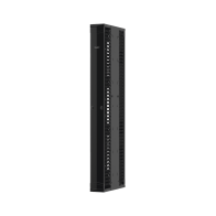 PANDUIT, PE2VD12, Organizador Vertical PatchRunner™ Mejorado, Doble (Frontal y Posterior), Para Rack Abierto de 45 Unidades, 12i