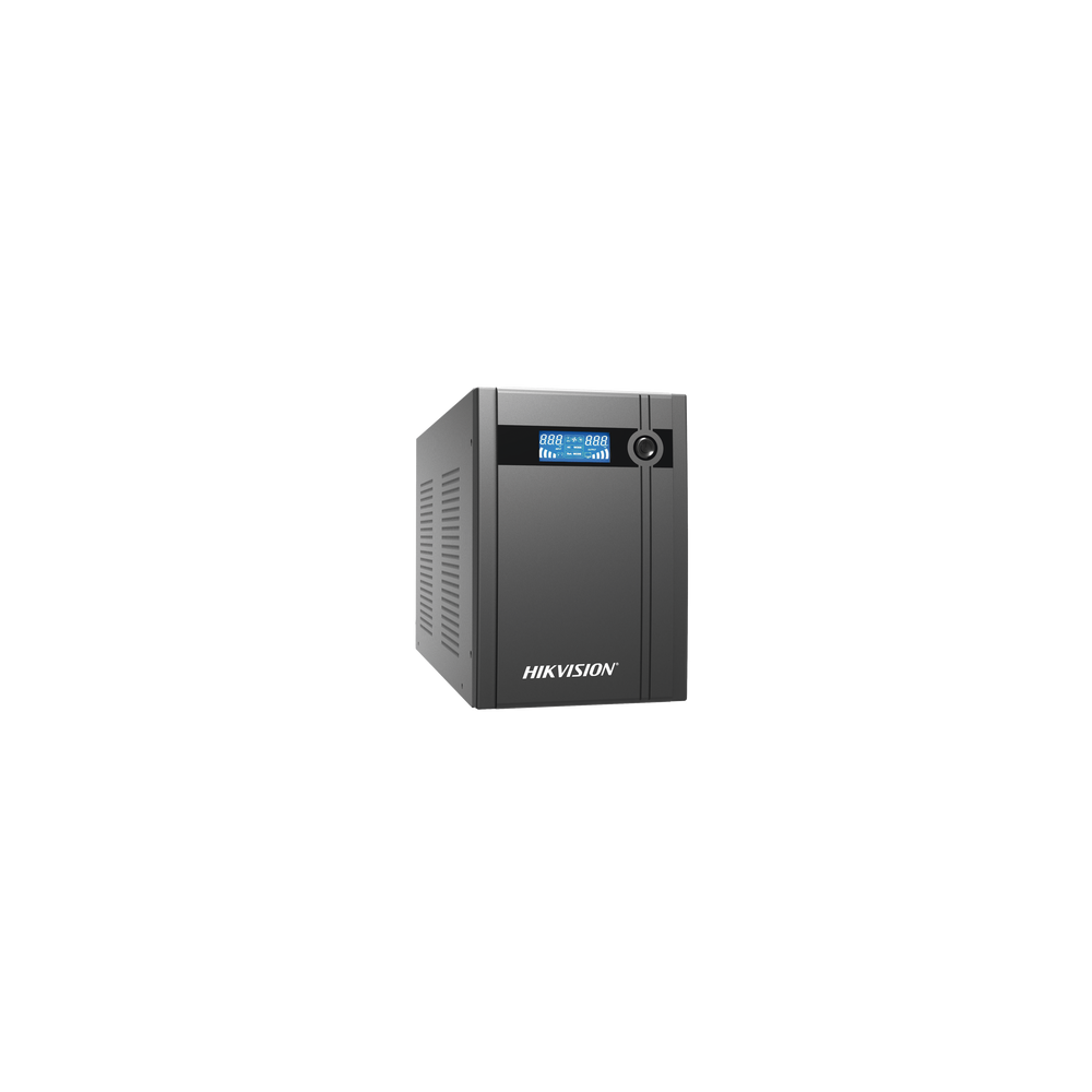 HIKVISION, DS-UPS3000-X, UPS de 3000 VA / 1800 W / Pantalla LCD / Protección Contra Sobrecarga y Descarga / Entrada y Salida 120