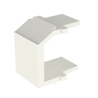 PANDUIT, NKBMIW-X, Módulo de tapa ciega (Inserto Ciego), Tipo Keystone, Color Blanco Mate, 1 Pieza