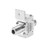 POLYPHASER, IS-B50HN-C2, Protector RF Coaxial Para 125 a 1000 MHz Con Ceja Frontal Con Conectores N Hembra en Ambos Lados, 50 Ω