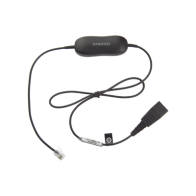 JABRA, GN-1200-S, Jabra GN1200 cable con conexión QD y RJ-9 (88001-99)