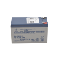 POWER SONIC, PS-1290-F2, Batería 12V, 9AH, Para Respaldo, Tecnologías AGM/VRLA, 5 Años Vida Útil, Terminales F2, Reconocida UL