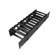 SIEMON, HCM-6-2U, Organizador de Cable Horizontal RouteIT, Sencillo, Para Rack de 19in, 6in de profundidad, 2UR
