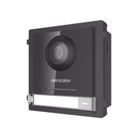 HIKVISION, DS-KD8003-IME1(B), Frente de calle IP 2 Megapixel para Videoportero Modular / PoE / Angulo 146° / Ultra Baja Iluminac