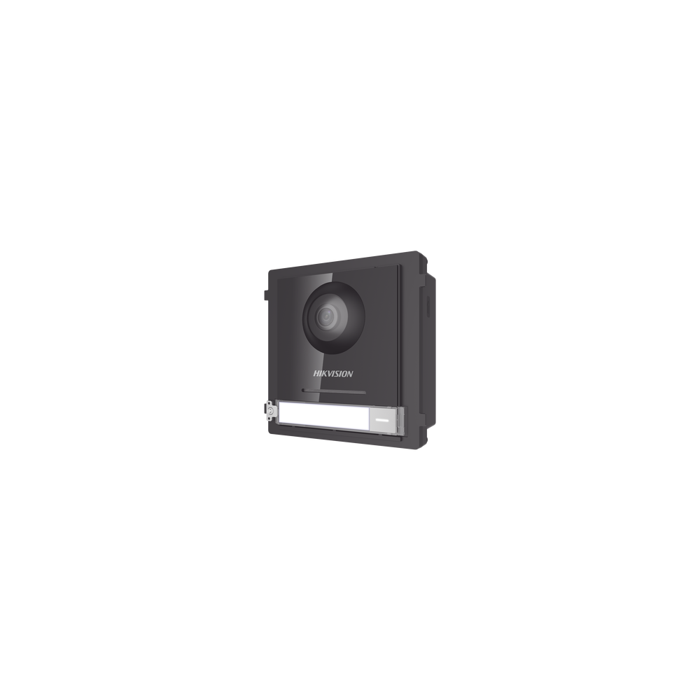 HIKVISION, DS-KD8003-IME1(B), Frente de calle IP 2 Megapixel para Videoportero Modular / PoE / Angulo 146° / Ultra Baja Iluminac