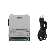 EPCOM POWERLINE, PL-8C-15DC, Fuente de Poder Metálica / Para 8 Cámaras / Ajustables a 12 o 13.5 o 15 Vcc / 8 Amperes / Instalaci