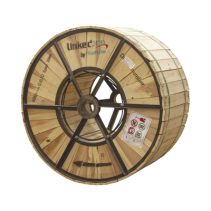 LINKEDPRO BY FIBERHOME, OC-ADSS-144C-S100/4KM, Carrete de 4 km de Fibra Óptica Aérea (ADSS) G.652D, Monomodo de 144 Hilos, Exter