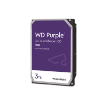 Western Digital (WD), WD33PURZ, Disco Duro PURPLE de 3TB / 3 AÑOS DE GARANTÍA / Para Videovigilancia