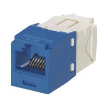 PANDUIT, CJ688TGBU, Conector Jack RJ45 Estilo TG, Mini-Com, Categoría 6, de 8 posiciones y 8 cables, Color Azul