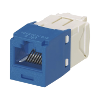 PANDUIT, CJ688TGBU, Conector Jack RJ45 Estilo TG, Mini-Com, Categoría 6, de 8 posiciones y 8 cables, Color Azul