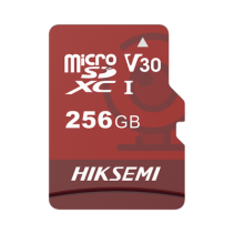 HIKSEMI by HIKVISION, HS-TF-E1/256G, Memoria microSD / Clase 10 de 256 GB / Especializada Para Videovigilancia (Uso 24/7) / Comp