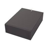 EPCOM INDUSTRIAL, GABVID4R3, Gabinete Metálico para DVR/NVR con Chapa y llave.