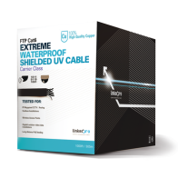 LINKEDPRO BY EPCOM, PRO-CAT-6-EXT, Bobina de cable de 305 Metros Cat6+ CALIBRE 23 Exterior Blindado tipo FTP para CLIMAS EXTREMO