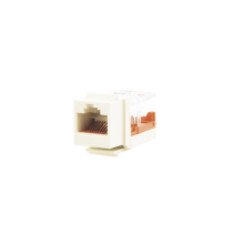 PANDUIT, NK5E88MIWY, Conector Jack Estilo Leadframe, Tipo Keystone, Categoría 5e, de 8 posiciones y 8 cables, Color Blanco mate
