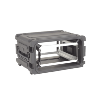 SKB, 3SKB-R04U20W, Gabinete Plástico Móvil con Amortiguador con Rack de 19 , 4 Unidades.