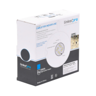 LINKEDPRO BY EPCOM, PRO-CAT-5E-LITE/100M, Bobina de cable de 100m, Cat5e, 24 AWG, color Gris, UL, para aplicaciones en videovigi