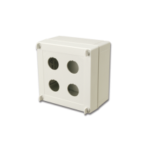 SIEMON, X-IBOX-04, Caja industrial de conexión (Ruggedized), de 4 puertos de cobre o fibra, con protección IP66/IP67 (NEMA 4X)