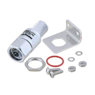 POLYPHASER, GT-NFM-AL, Protector RF Coaxial de Tubo de Gas Para DC a 6 GHz Con Conectores N Hembra y N Macho, Garantía de 10 Año