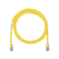 PANDUIT, NK5EPC7YLY, Cable de parcheo UTP Categoría 5e, con plug modular en cada extremo - 2 m. - Amarillo