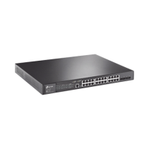 TP-LINK, TL-SG3428MP, Switch L2+ Omada PoE+ / 24 Puertos PoE+ 10/100/1000 Mbps / 4 Puertos SFP 1G / 2 Puertos Consola (RJ45 y mi