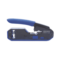 EPCOM POWERLINE, EP668, Pinza SLIM para Corte y Terminado de Plugs RJ45/RJ11, Acero al Carbón y Mango Ergonómico.