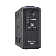 CYBERPOWER, CP1000AVRLCDA, UPS de 1000 VA/600 W, Topología Línea Interactiva, Entrada 120 Vca NEMA 5-15P, Tipo Mini Torre, Con 9