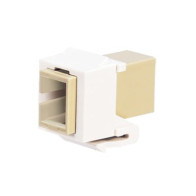 PANDUIT, NKSCMZIW, Módulo Acoplador SC Simplex, para Fibra Óptica Monomodo OS1/OS2, Tipo Keystone, Color Blanco Mate