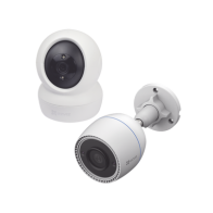 EZVIZ, KIT-C6N/C3TN, Kit de cámaras WiFi / Incluye 1 pieza C6N Para Uso en Interior y 1 pieza CS-C3TN Para Uso en Exterior / Det