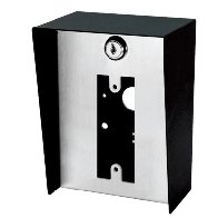 ENFORCER SECOLARM, BP-611, Gabinete para Montaje en Poste ENFORCER / Carcasa de Acero con Pintura en Polvo / Placa Frontal de Ac