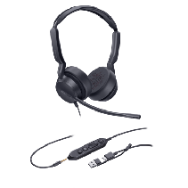 YEALINK, UH42-SE-DUAL-TEAMS-USB-C/A, Diadema Alámbrica UH42 SE Dual de Yealink Certificada para Microsoft Teams con USB-C/A