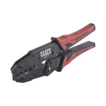 KLEIN TOOLS, 3005-CR, Pinza Ponchadora para Terminales con Aislamiento en Cable de Cobre Sólido y Trenzado de 10-22 AWG.